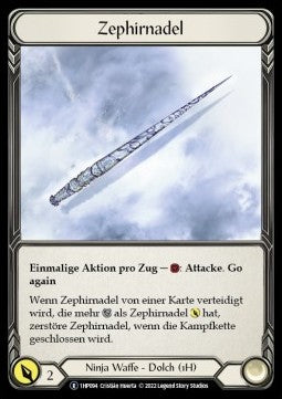 Zephyr Needle (Regular) - History Pack 1 - Black Label (Rare) [1HP-BL-094]