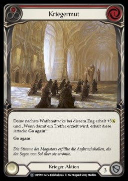 Warrior's Valor (Red) (Regular) - History Pack 1 - Black Label (Rare) [1HP-BL-159]