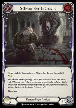 Oath of the Arknight (Blue) (Regular) - History Pack 1 - Black Label (Rare) [1HP-BL-281]