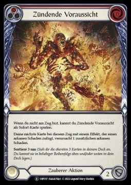 Cindering Foresight (Red) (Regular) - History Pack 1 - Black Label (Rare) [1HP-BL-317]