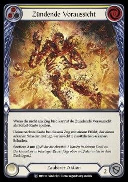 Cindering Foresight (Yellow) (Regular) - History Pack 1 - Black Label (Rare) [1HP-BL-318]