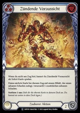 Cindering Foresight (Blue) (Regular) - History Pack 1 - Black Label (Rare) [1HP-BL-319]
