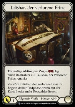 Talishar, the Lost Prince (Regular) - History Pack 1 - Black Label (Rare) [1HP-BL-367]