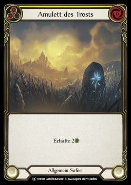 Sigil of Solace (Yellow) (Regular) - History Pack 1 - Black Label (Rare) [1HP-BL-388]