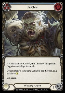 Primeval Bellow (Blue) (Regular) - History Pack 1 - Black Label (Common) [1HP-BL-042]