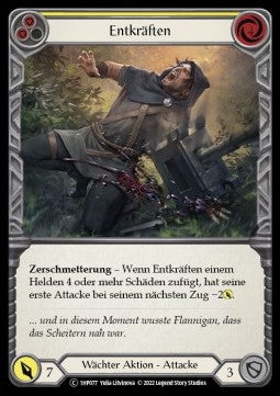 Debilitate (Yellow) (Regular) - History Pack 1 - Black Label (Common) [1HP-BL-077]