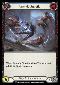 Torrent of Tempo (Blue) (Regular) - History Pack 1 - Black Label (Common) [1HP-BL-130]