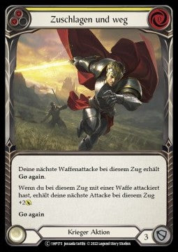 Hit and Run (Yellow) (Regular) - History Pack 1 - Black Label (Common) [1HP-BL-175]