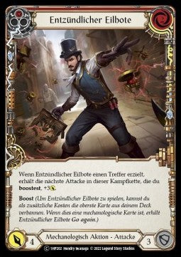 Combustible Courier (Red) (Regular) - History Pack 1 - Black Label (Common) [1HP-BL-202]