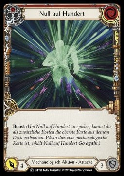 Zero to Sixty (Red) (Regular) - History Pack 1 - Black Label (Common) [1HP-BL-211]