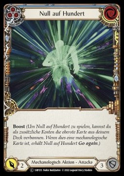 Zero to Sixty (Blue) (Regular) - History Pack 1 - Black Label (Common) [1HP-BL-213]