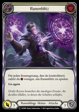 Rune Flash (Yellow) (Regular) - History Pack 1 - Black Label (Common) [1HP-BL-289]