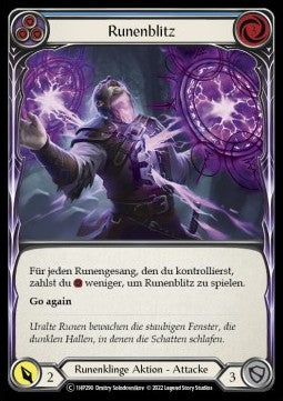 Rune Flash (Blue) (Regular) - History Pack 1 - Black Label (Common) [1HP-BL-290]