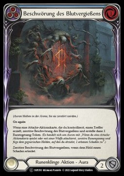 Bloodspill Invocation (Blue) (Regular) - History Pack 1 - Black Label (Common) [1HP-BL-293]