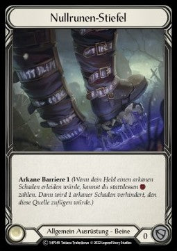 Nullrune Boots (Regular) - History Pack 1 - Black Label (Common) [1HP-BL-349]