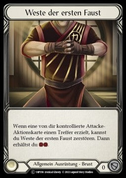 Vest of the First Fist (Regular) - History Pack 1 - Black Label (Common) [1HP-BL-356]