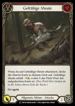 Ravenous Rabble (Red) (Regular) - History Pack 1 - Black Label (Common) [1HP-BL-393]