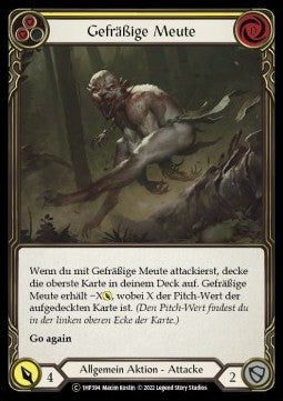 Ravenous Rabble (Yellow) (Regular) - History Pack 1 - Black Label (Common) [1HP-BL-394]
