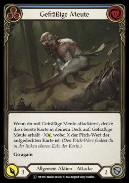 Ravenous Rabble (Blue) (Regular) - History Pack 1 - Black Label (Common) [1HP-BL-395]