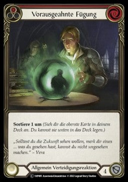 Fate Foreseen (Red) (Regular) - History Pack 1 - Black Label (Common) [1HP-BL-405]