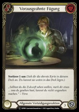 Fate Foreseen (Yellow) (Regular) - History Pack 1 - Black Label (Common) [1HP-BL-406]