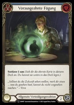 Fate Foreseen (Blue) (Regular) - History Pack 1 - Black Label (Common) [1HP-BL-407]