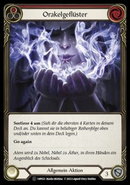 Whisper of the Oracle (Red) (Regular) - History Pack 1 - Black Label (Common) [1HP-BL-423]