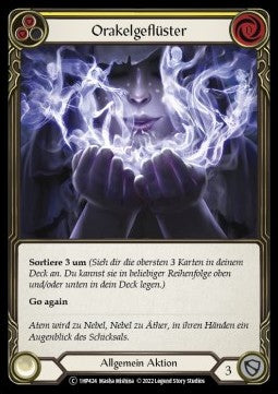 Whisper of the Oracle (Yellow) (Regular) - History Pack 1 - Black Label (Common) [1HP-BL-424]