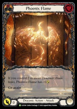 Phoenix Flame (Extended Art Rainbow Foil) - LGS Promos (Promo) [LGS-104]