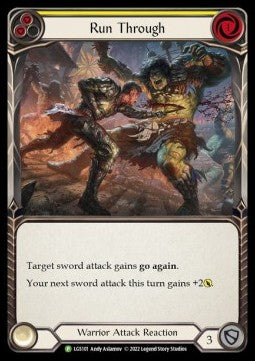 Run Through (Rainbow Foil) - LGS Promos (Promo) [LGS-102]