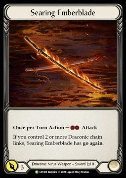 Searing Emberblade (Cold Foil) - LGS Promos (Promo) [LGS-105]