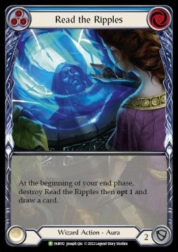 Read the Ripples (Blue) (Rainbow Foil) - FAB Promos (Promo) [FAB-092]