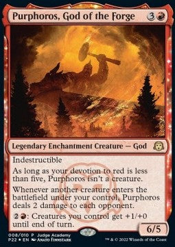 Purphoros, God of the Forge - Judge Rewards Promos (Rare) [JR-2022-08]