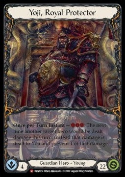 Yoji, Royal Protector (Rainbow Foil) - Dynasty (Majestic) [DYN-025]
