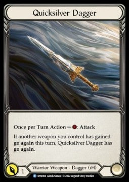 Quicksilver Dagger (Regular) - Dynasty (Rare) [DYN-069]