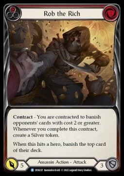 Rob the Rich (Red) (Rainbow Foil) - Dynasty (Rare) [DYN-127]