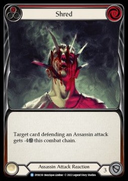 Shred (Red) (Regular) - Dynasty (Rare) [DYN-130]