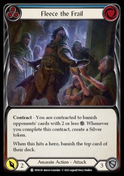 Fleece the Frail (Blue) (Regular) - Dynasty (Common) [DYN-138]
