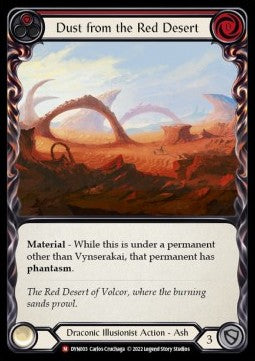 Dust from the Red Desert (Rainbow Foil) - Dynasty (Majestic) [DYN-003]