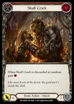 Skull Crack (Rainbow Foil) - Dynasty (Majestic) [DYN-008]