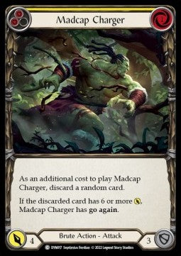 Madcap Charger (Yellow) (Rainbow Foil) - Dynasty (Common) [DYN-017]
