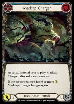 Madcap Charger (Blue) (Rainbow Foil) - Dynasty (Common) [DYN-018]