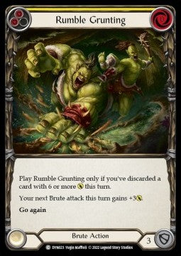 Rumble Grunting (Yellow) (Regular) - Dynasty (Common) [DYN-023]