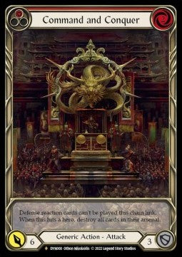 Command and Conquer (Cold Foil) - Dynasty (Fabled) [DYN-000]
