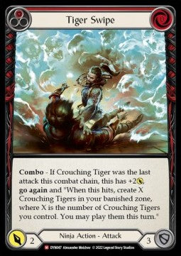 Tiger Swipe (Regular) - Dynasty (Majestic) [DYN-047]