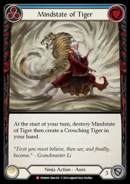 Mindstate of Tiger (Rainbow Foil) - Dynasty (Majestic) [DYN-048]