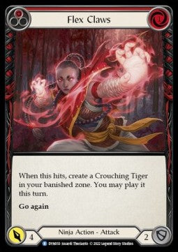 Flex Claws (Red) (Regular) - Dynasty (Rare) [DYN-050]