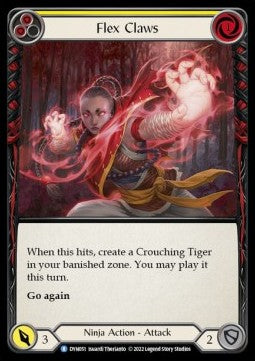 Flex Claws (Yellow) (Regular) - Dynasty (Rare) [DYN-051]