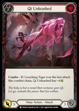 Qi Unleashed (Red) (Regular) - Dynasty (Common) [DYN-059]