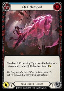 Qi Unleashed (Blue) (Regular) - Dynasty (Common) [DYN-061]